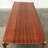 Mid-Century German coffee table series 400 in teak by Hartmut Lohmeyer for Wilkhahn, 1950s.