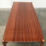 Mid-Century German coffee table series 400 in teak by Hartmut Lohmeyer for Wilkhahn, 1950s.