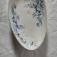 Oval ravier n ° 2 earthen Creil Montereau late nineteenth L 24 cm