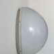 Pair of metal and opal perspex wall lights, Germany 1970