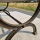 Low tables with marble tops in Neoclassical style.