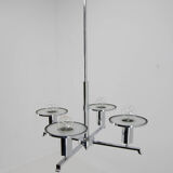 Chrome chandelier, 1930s