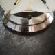 Old ceiling lamp globe opalescent glass rare model Ø 18 cm ART DECO 1930 POLYEDRE 96 faces