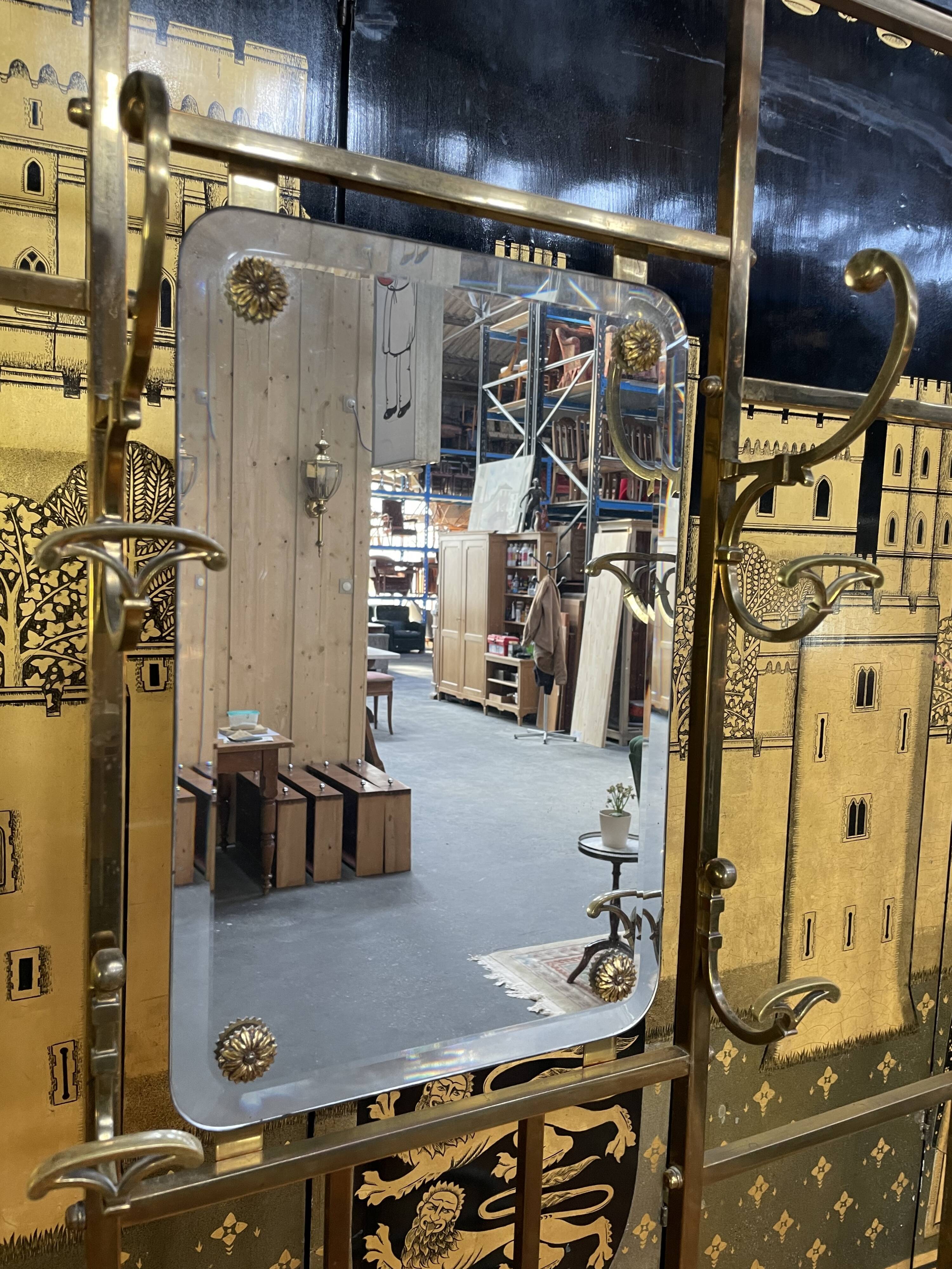 Cloakroom - Solid brass coat rack