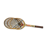 3 Vintage wooden tennis racket