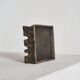 Bronze catchall in Brutalist style from the 1960s.