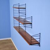 Vintage Danish beech shelf by Nisse Strinning for String, 1960s.