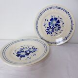 3 assiettes dessert en porcelaine de Longchamp modèle Cholet 2103121