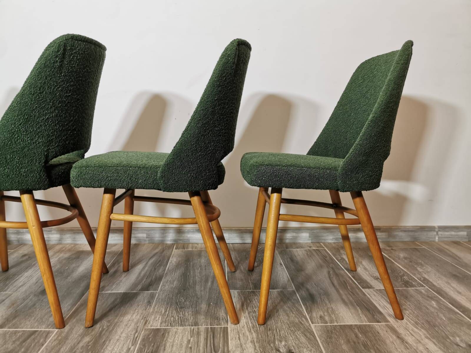 Dining Chairs by Radomir Hoffman for Ton, 1950s, Set of 4
