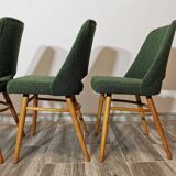 Dining Chairs by Radomir Hoffman for Ton, 1950s, Set of 4
