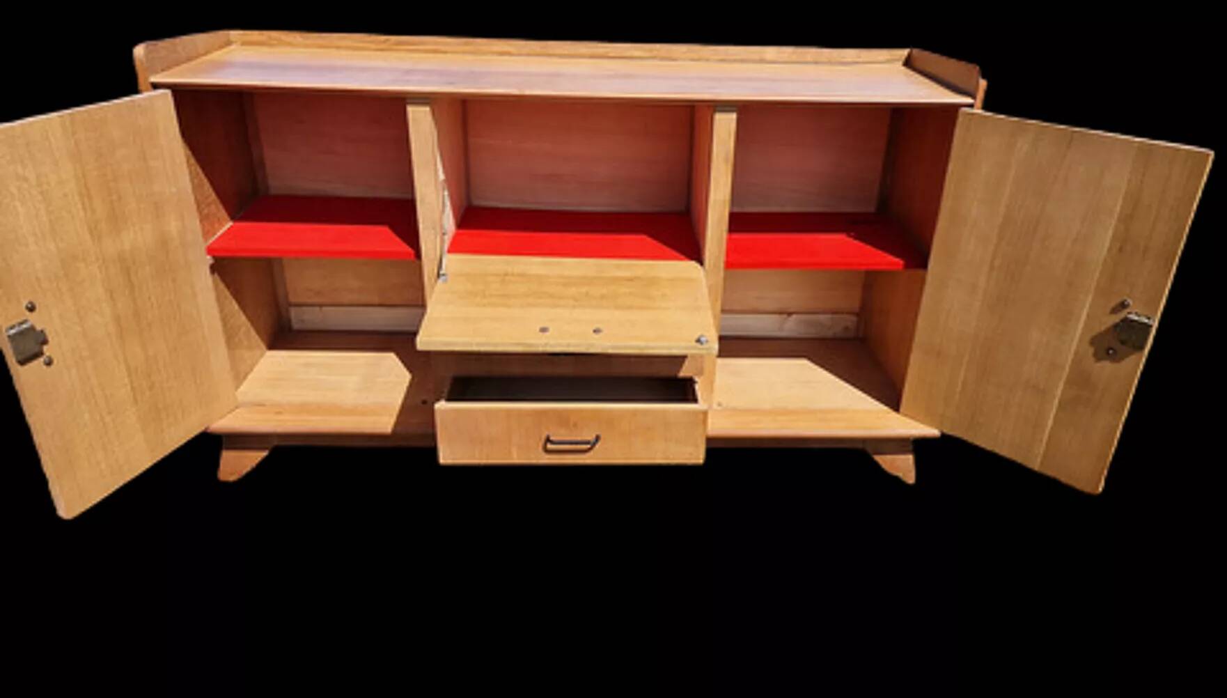 Vintage sideboard with compass legs