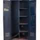 Metal cloakroom of the air force 1960 industrial