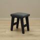 Grey stool, Danish design, 1980s, production: Denmark