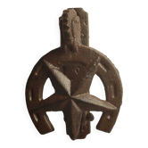 Vintage Cast Iron Door Knocker Horseshoe Shaped