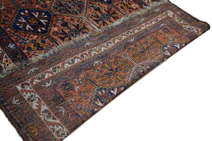 Carpet persian shiraz old, Iran, 158x197cm, around 1930