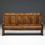 Rustic Travail Populaire Bench, France, 19th Century