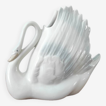 Vintage Swan Vase
