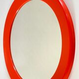 Round orange wall mirror by syla 70 years