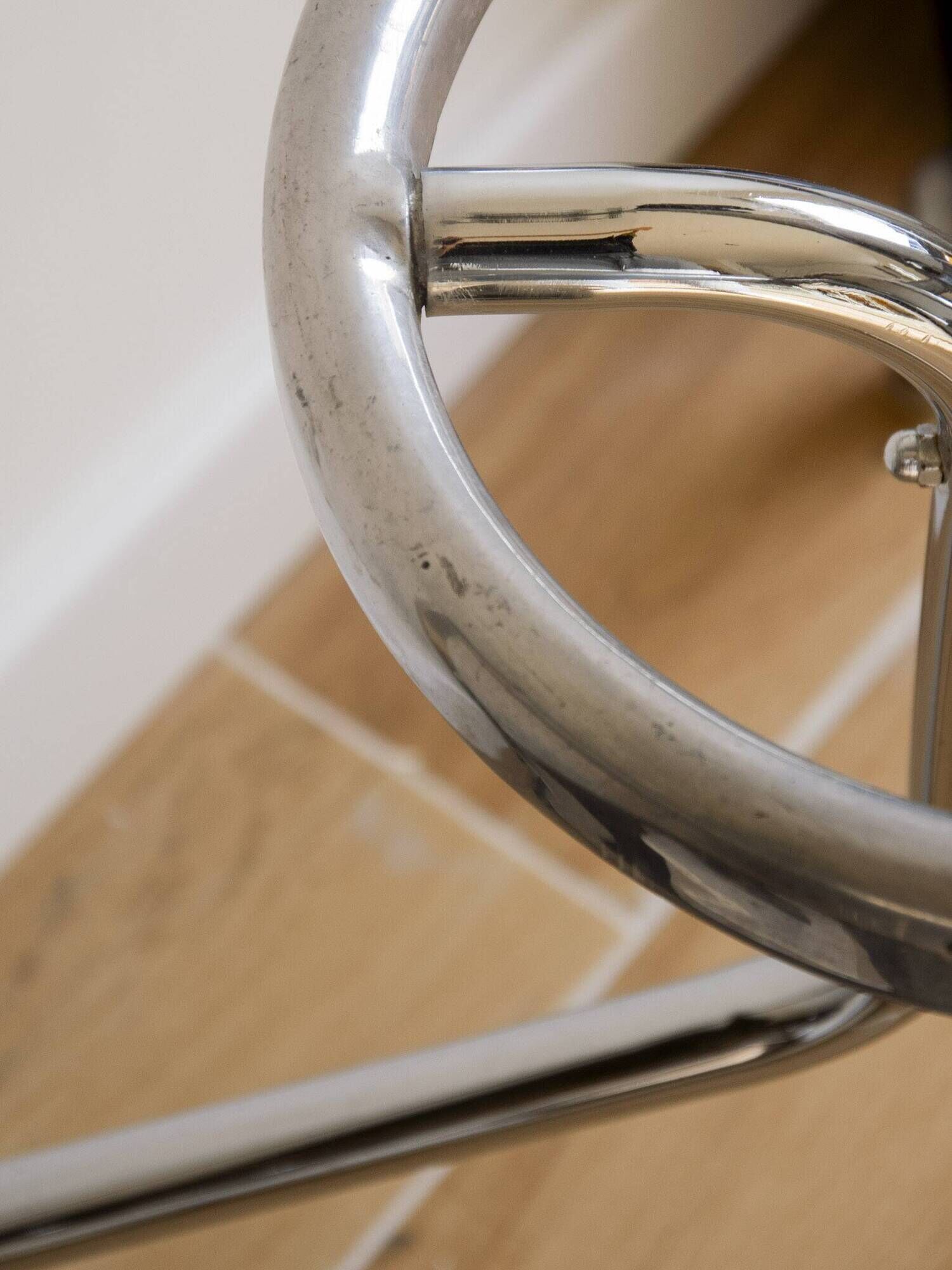 Vintage chrome coat rack