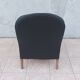 Art Deco armchair in leather