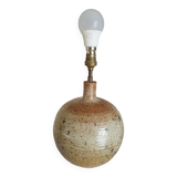 Lampe à poser en grès pyrité