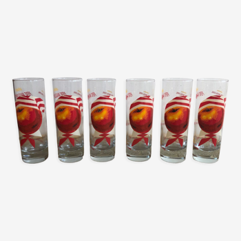 6 syrup glasses or cocktail