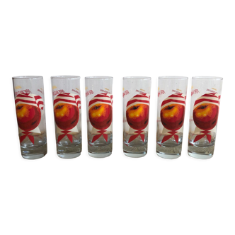 6 syrup glasses or cocktail