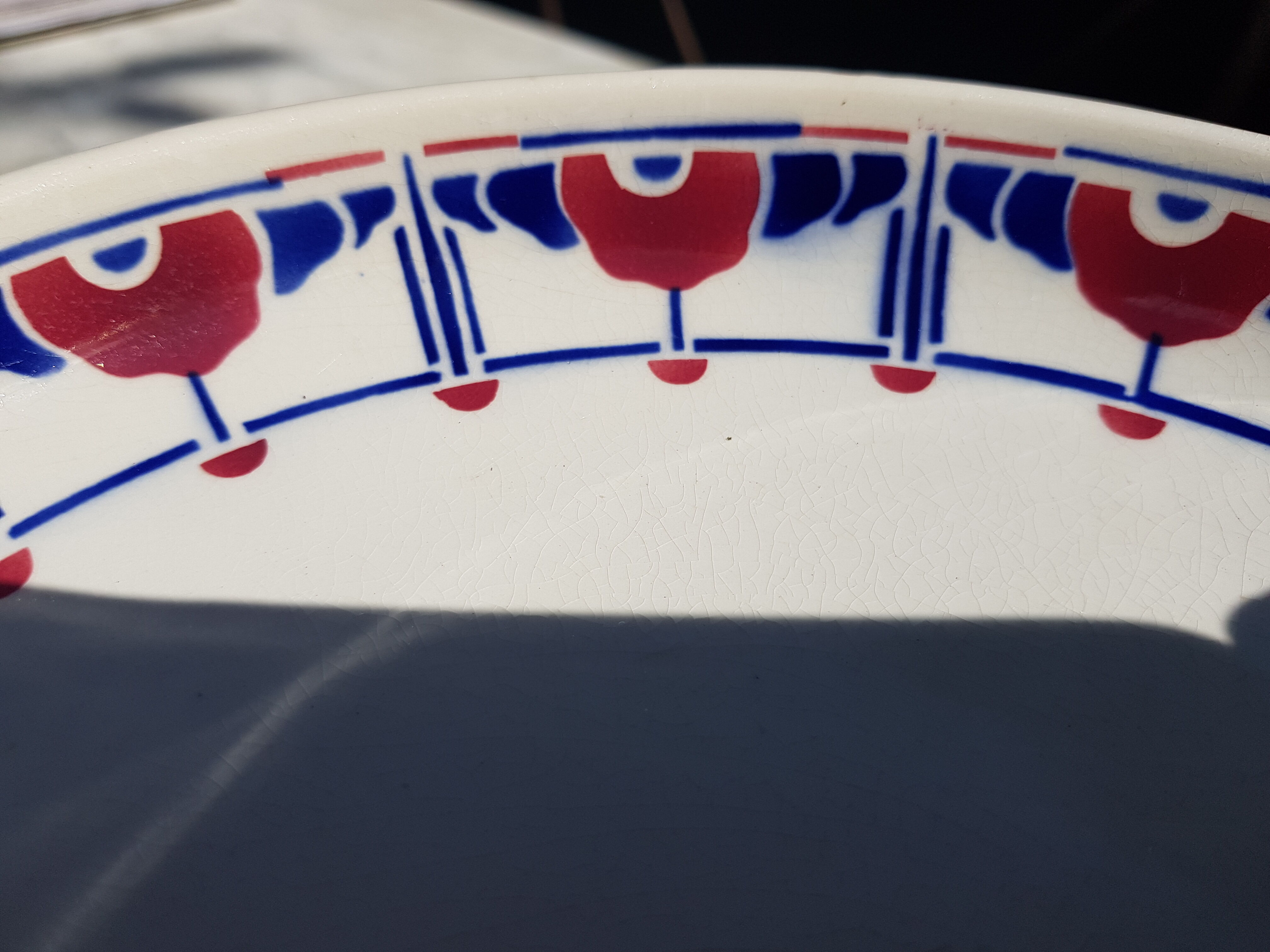 Compotier fruit cup Manufacture de Sarreguemines