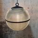Suspension boule Holophane noire