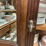 Old wall-mounted mantle-holder cloakroom in see