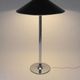 Ateljé Lyktan floor lamp with rare oversized custom shade – Sweden, 1970s