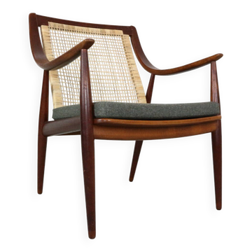 Peter Hvidt& Orla Mølgaard-Nielsen FD146 Cane Back Easy Chair, Denmark