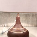 Table lamp with ceramic (stoneware) base - mid 20th century.