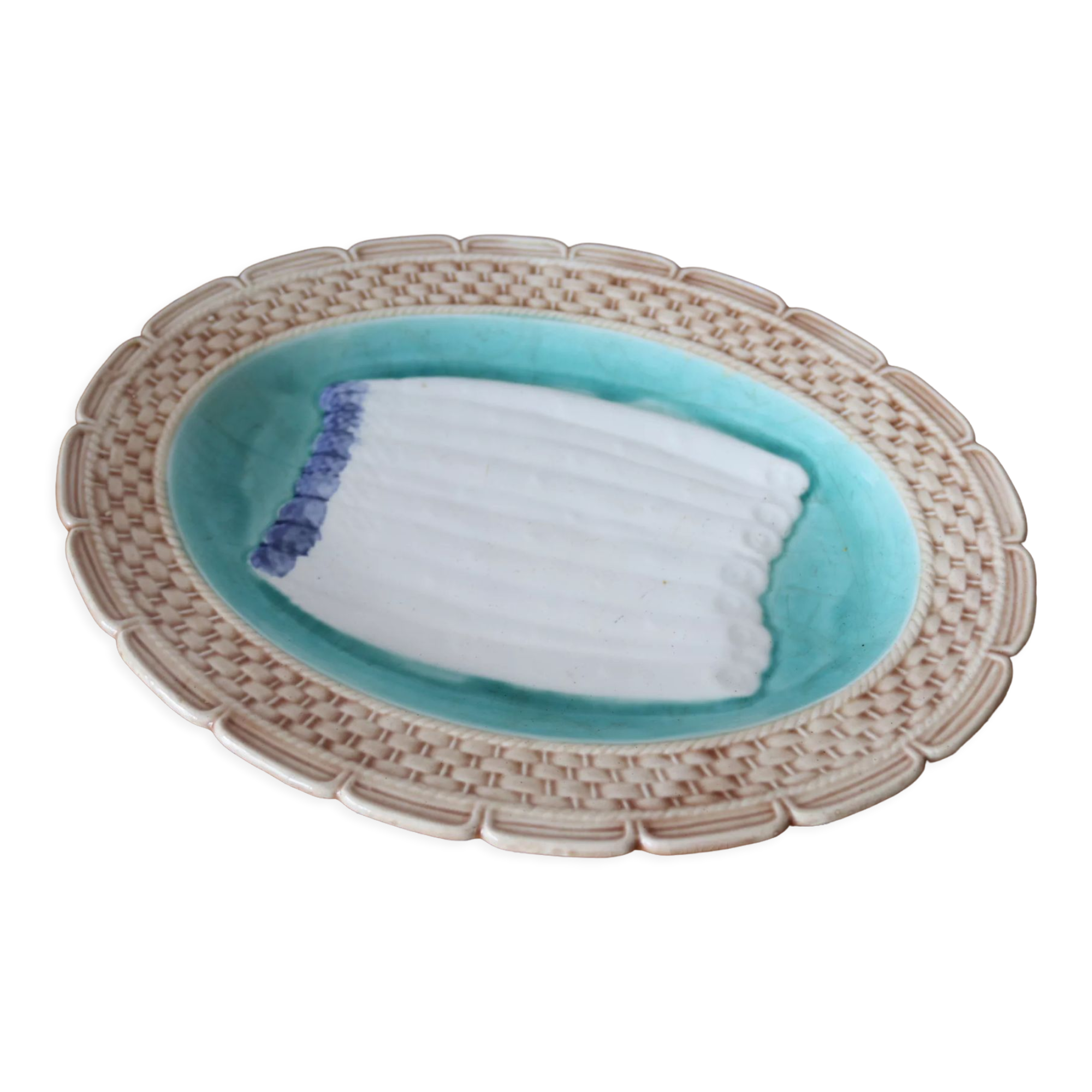 Asparagus dish in old slurry