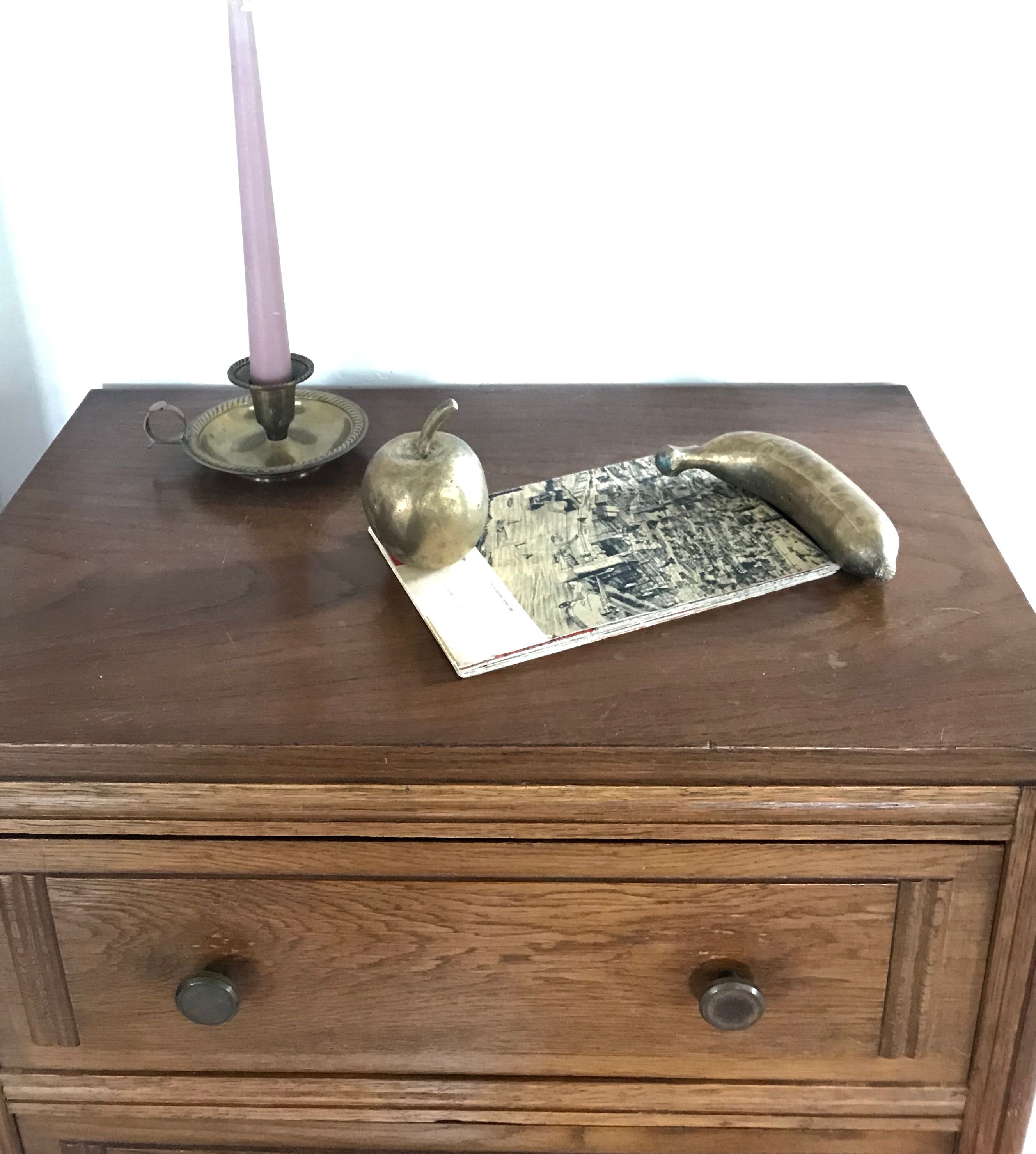 Gilded bronze paperweight