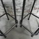 Industrial steel stool, 60 cm high