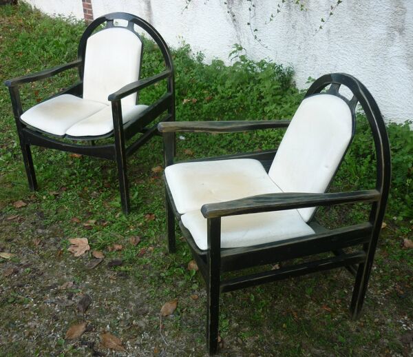 Paire de fauteuils Lounge de Baumann Argos, 1978