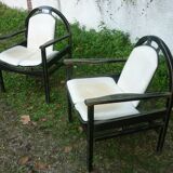 Pair of Lounge armchairs by Baumann Argos, 1978