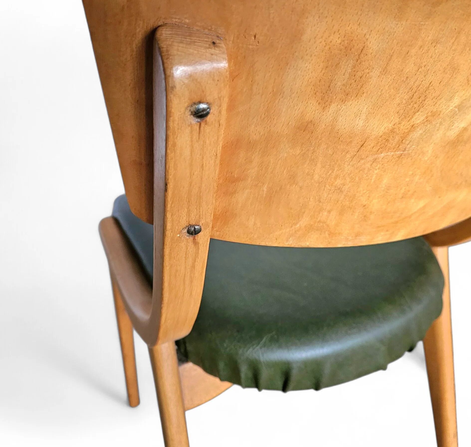 4 x Wooden Dining Benchairs 136 / Chairs by Stol Kamnik / 1960s / Slovenia
