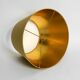 Pair of very rare 1970s XXL brass table lamps from Vereinigte Werkstätten