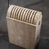 Floor lamp 80' in travertine