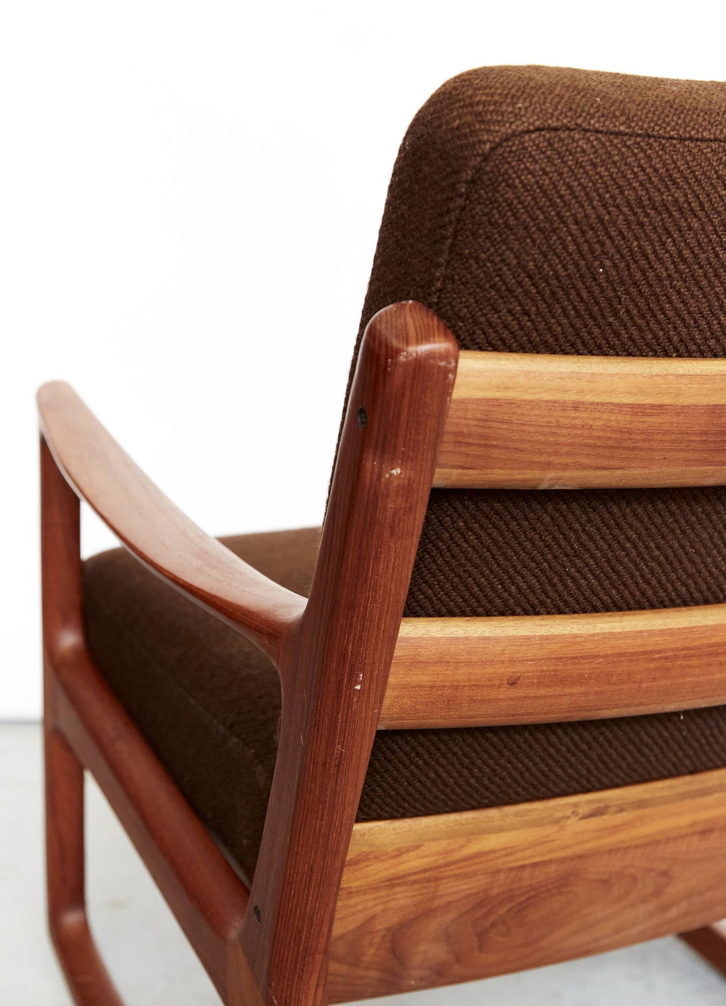 Ole Wanscher Mid-Century Rocking Chair "Senator" for France & Søn