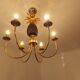 Pineapple chandelier from the 70'S in brass