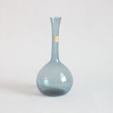 Sky blue bud vase by Arthur Percy for Gullaskruf Glasbruk, Sweden 1950s