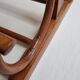 Old wall rack in curved wood, 1900s era