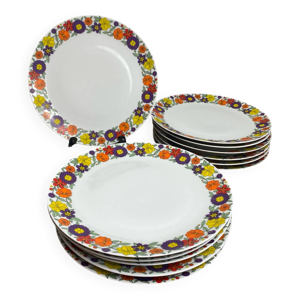 Assiettes plates en porcelaine - bavaria