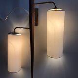 Brass and teak sconce design Lunel 1960