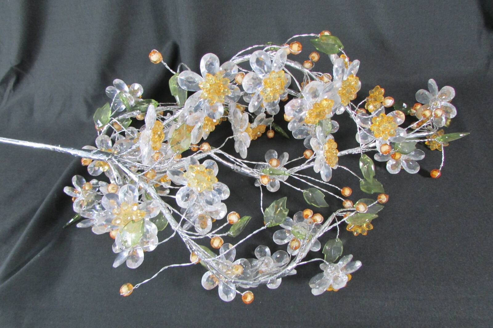 Pearl vase and bouquet, unique piece