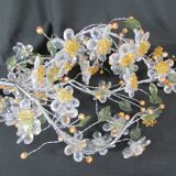 Pearl vase and bouquet, unique piece