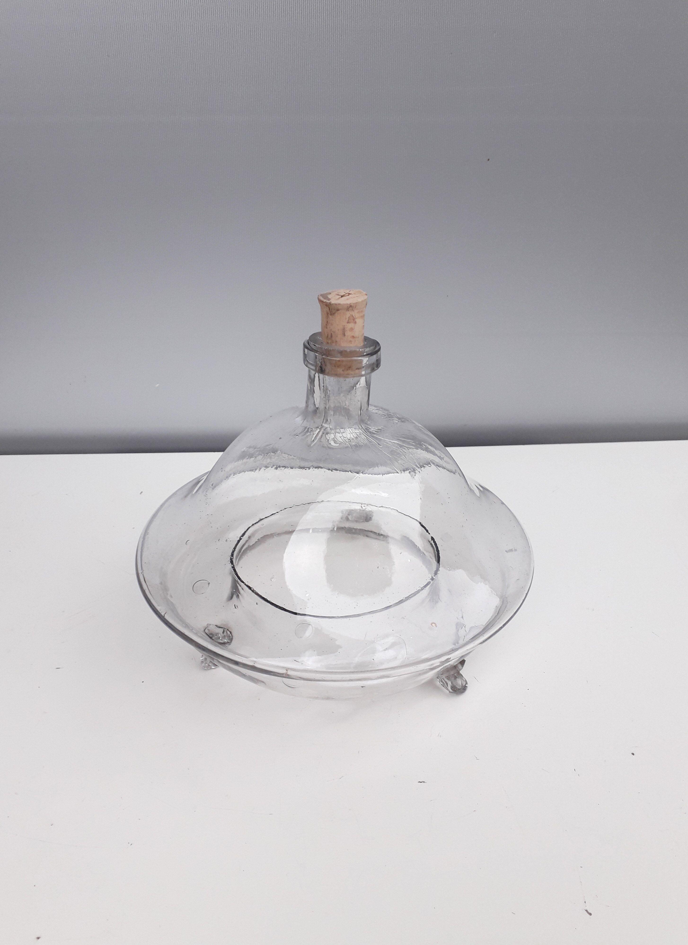 Gobe mouche en verre XIXème